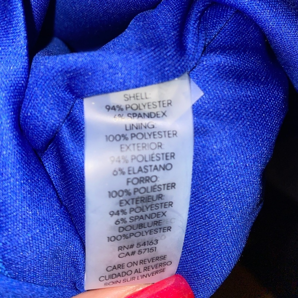 Calvin Klein-Royal Blue Dress - Picture 3 of 3